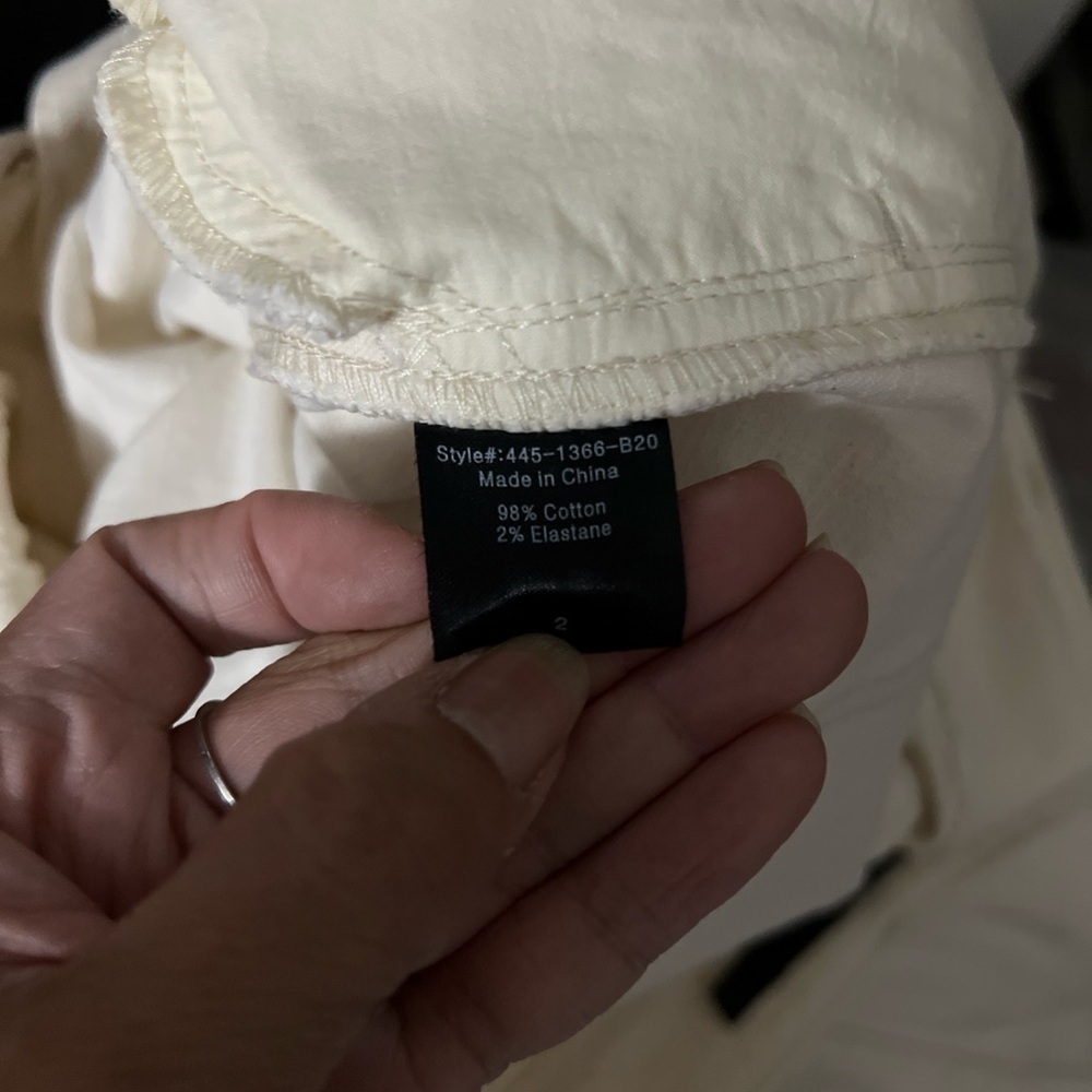 Jenni Kayne women’s Plain Jean High rise cuffed wide leg size 2 - Picture 2 of 4
